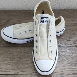 Converse All Star Beige Slip-On Sneakers